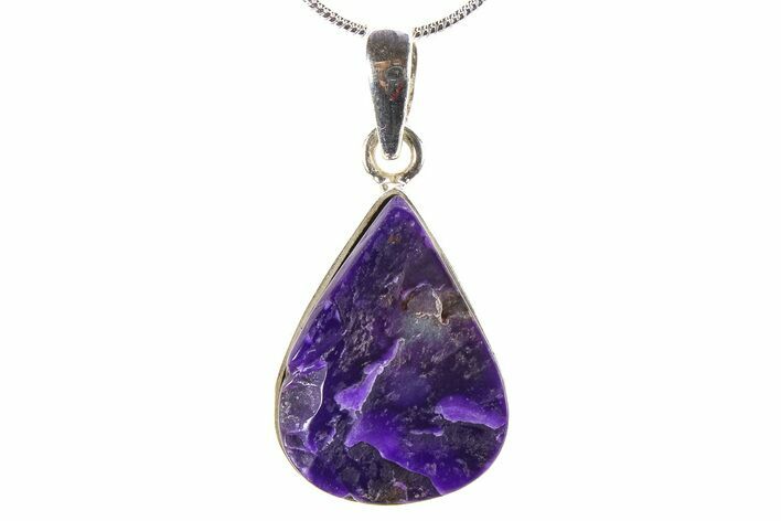 Polished Sugilite Pendant (Necklace) - Sterling Silver #278551